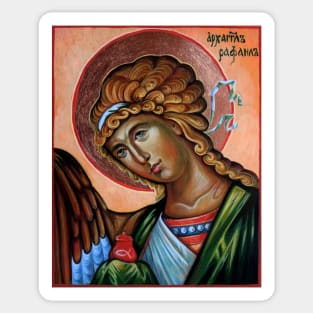 Archangel Raphael Orthodox icon Sticker